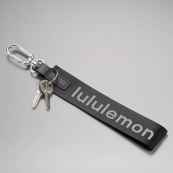 lululemon athletica Accessories - Lululemon Never Lost Keychain NWT Neutral Black/White